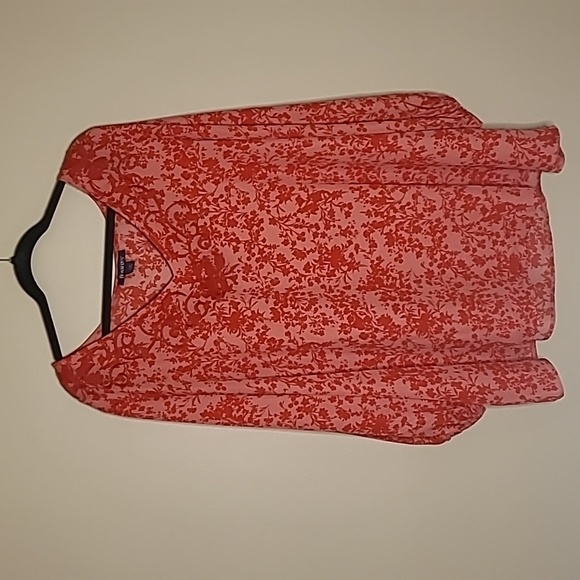 Roaman's Floral Tunic with Embroidered Neckline - 22W - Picture 2 of 9